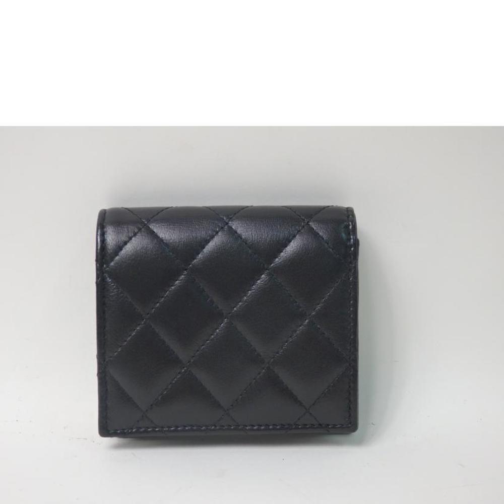 Chanel Flap Black Bag Wallet Small
